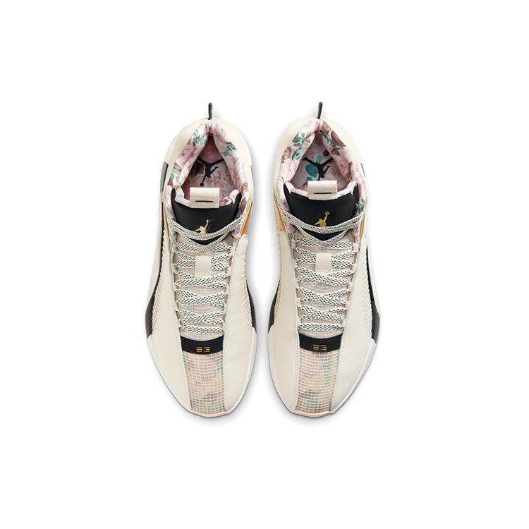 Air Jordan 35 Paris Unisex Sneakers Pink Pale-Ivory Metallic-Gold DD3668-100