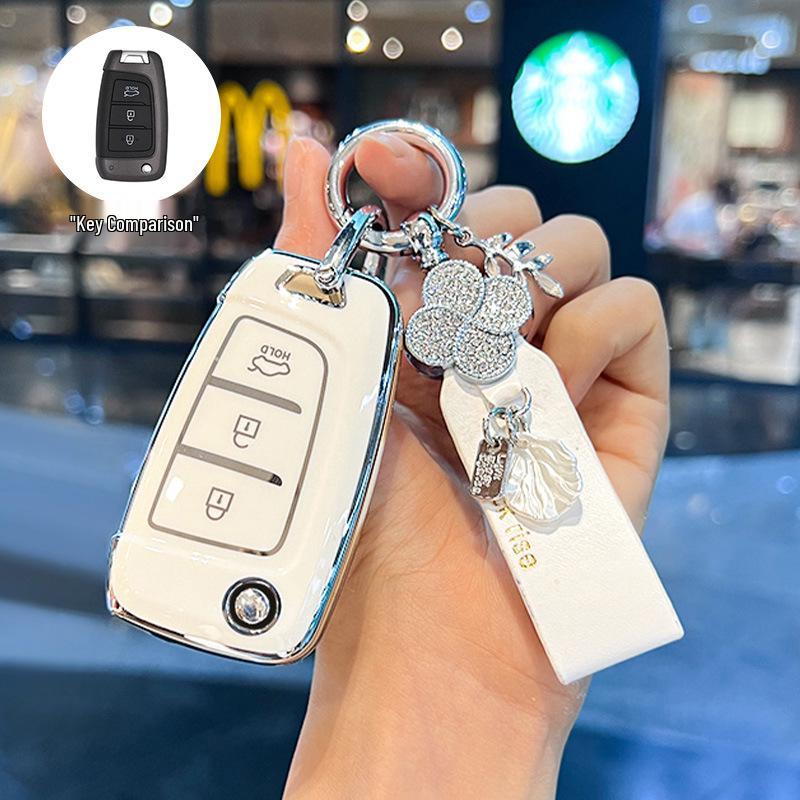 Kompatibel mit 20 Modellen: Schlüsselabdeckung für Beijing Hyundai New Elantra, Verna, ix25, Mistra, ix35 - Schutzschale Schnalle