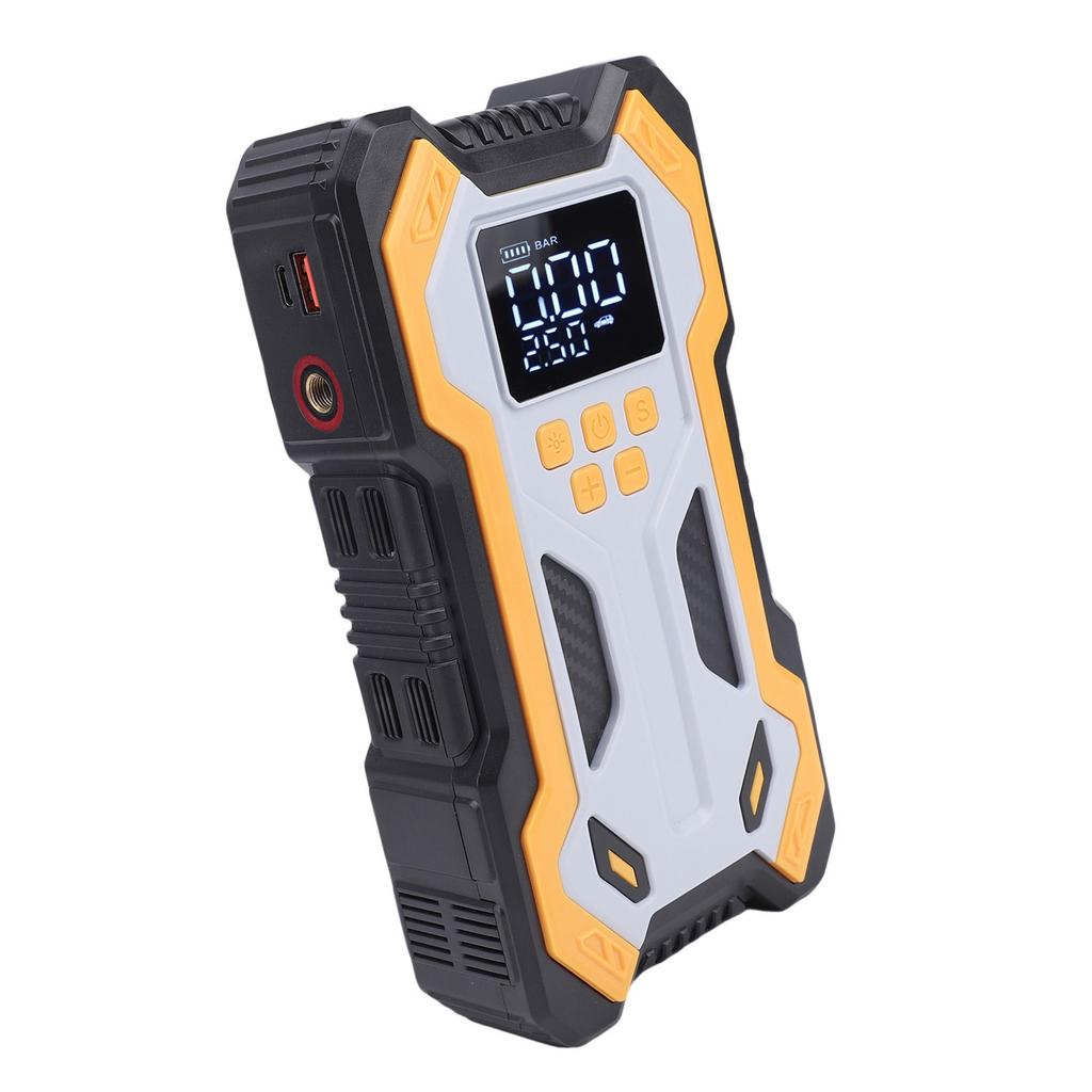 Car Jump Starter Tire Inflator 80W 1500A 150PSI Portable Jump Starter Battery Pack with 2 USB Ports 3 LED Light Modes