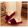 Ladies, warm shoes, soft, indoor slippers, plush cotton slippers
