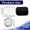 2PCS Car Sunroof Sunshade, Car Roof Cover, Foldable UV Reflector Reflective Covers Block UV Rays Glare, Car Interior Accessories Fit For Mini Cooper,