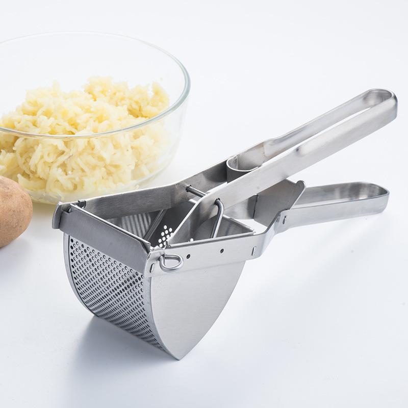 Schiacciapatate Manuale in Acciaio Inossidabile Senza BPA per Cibo per Bambini Frutta Verdura Spremiagrumi Gadget da Cucina per la Casa