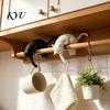 Handmade Style Wall Decor 3D Printed Cat Shelf Sitter with Lantern, Whimsical Figurine Hook for Hooks Bedroom Keys, Decorative Book Edge Statue,