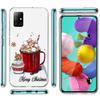 Winter Coffee Christmas Cover Phone Case For Samsung Galaxy A12 A22 A32 A52 A72 A02S Phone Case Note 20 Ultra 10 S10 Plus A51 A7