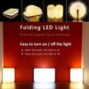 Foldable USB rechargeable LED book light, warm white light, suitable for children's reading