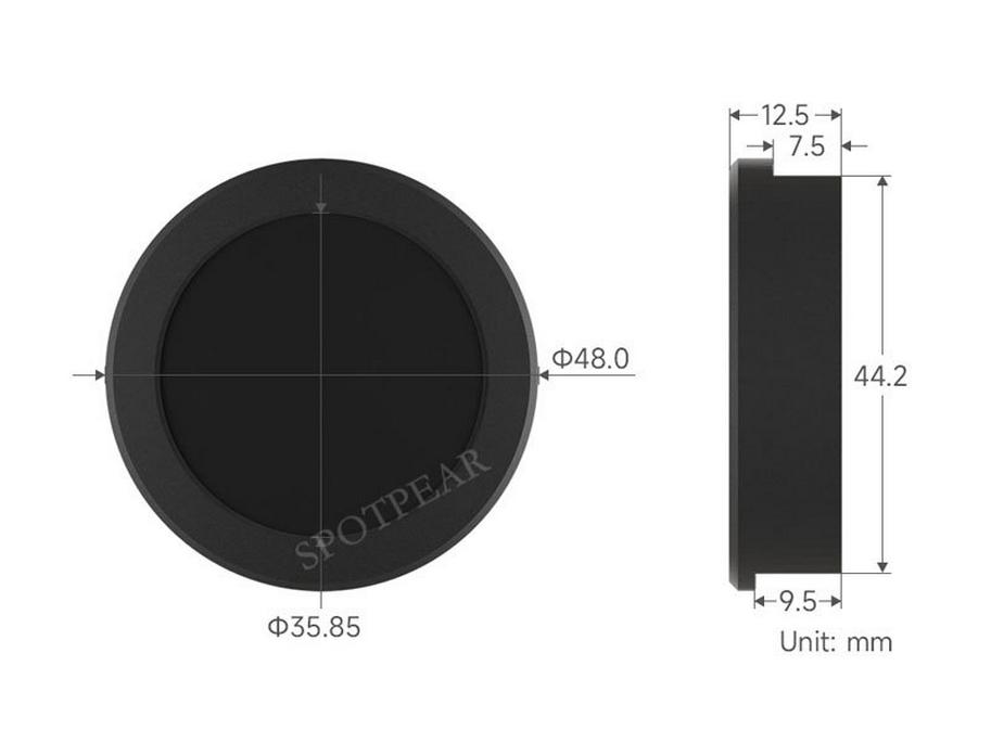 Raspberry Pi Pico 2 RP2350: 1.28" Round LCD Touchscreen Dev Board with 6-Axis Feature