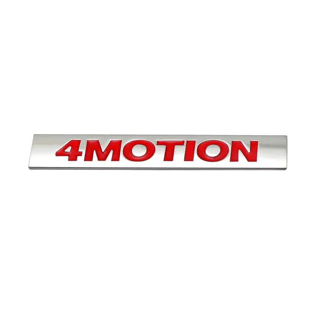 3D Metal 4MOTION Car Rear Boot Trunk Emblem Badge Sticker for Volkswagen VW Sharan Golf Passat Jetta Touareg Tiguan Polo Bora