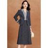 Kabei'er Elegant Commuter Faux Two-Piece Dress Suit