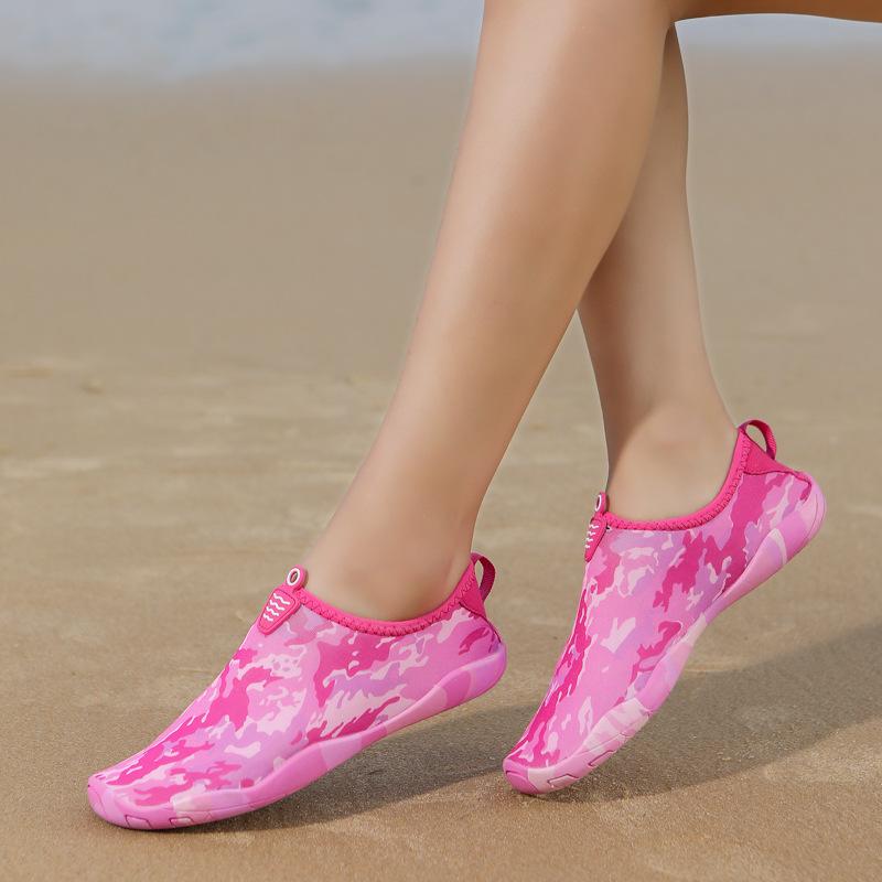 Outdoor Bachschuhe Herren- und Damen-Watschuhe schnelltrocknend rutschfest Schwimmen Schnorcheln Strandschuhe schnittfest amphibisch Anglerschuhe