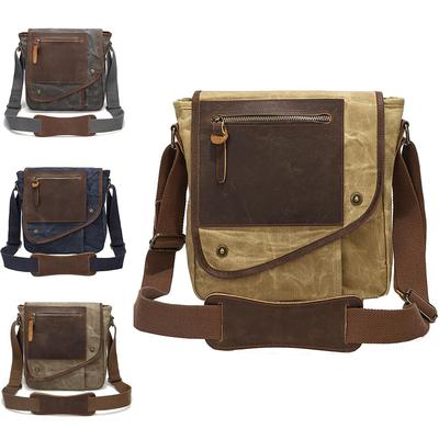 Shoulder Wax Dyed Canvas Messenger Diagonal Business 10 Inch PC Storage Outdoor [maruno] Bag, Bag, Bag, Bag, Bag, Waterproof, 2way,
