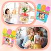 Flower DIY Photo Frame Unfinished Mother's Day Frame Photo Display Rack  Kindergarten Craft