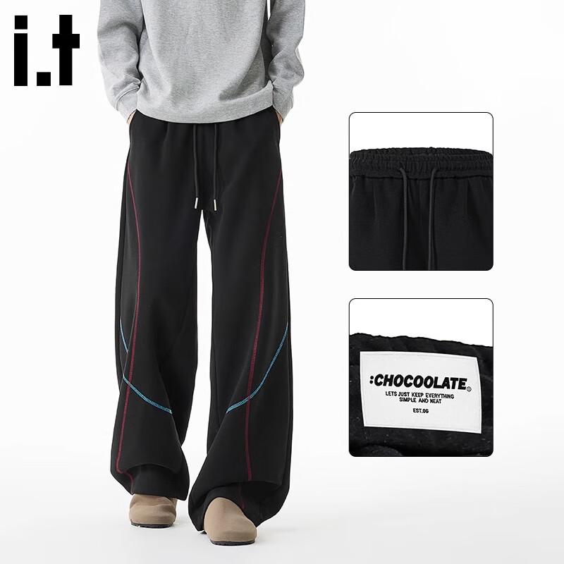 

CHOCOOLATEit Men s Autumn/Winter Curved Leg Casual Sport Pants 2XL