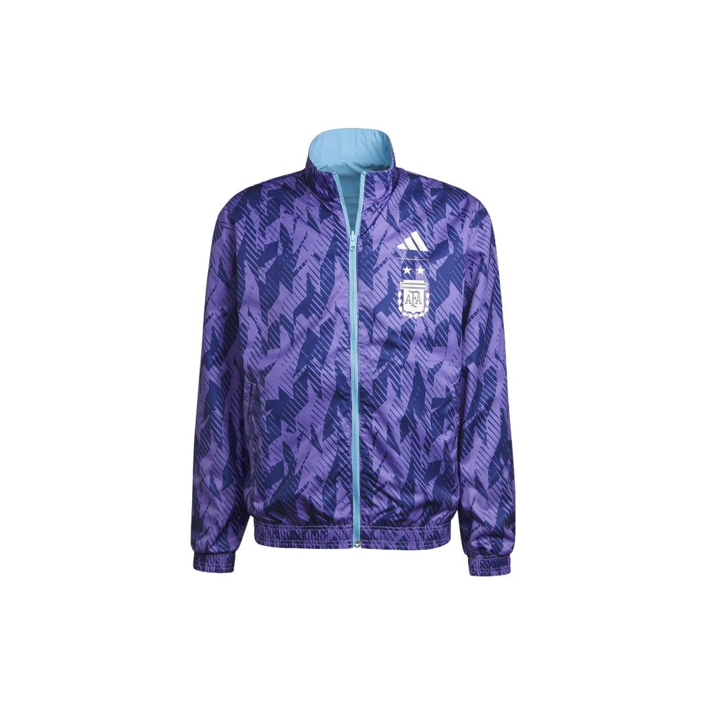 adidas Argentina Anthem Jacket Men's Sports Soccer Running Top Light Blue HF3948