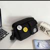 Fashi Versatile Men's Crossbody Bag Large Capacity Japanese Style Shoulder Bag Retro with Pendant Messenger Bag Unisex