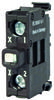 M22-LEDC230-W Socket, White LED Diode, Bottom Mounted