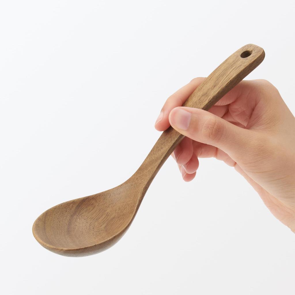 MUJI Acacia Soup MC103A4S Spoon, Small,
