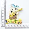 Spain Fridge Stickers Pamplona Santiago Covadonga Chateau Castina Uweda Ubeda Alcala Gate Travelling Souvenirs Fridge Magnets