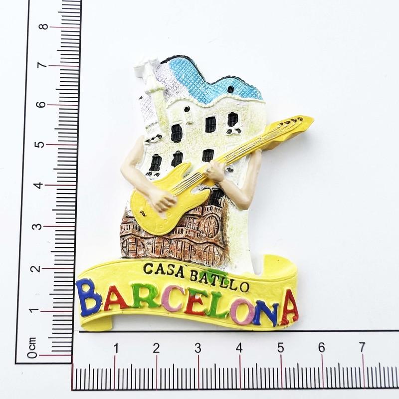 Spain Fridge Stickers Pamplona Santiago Covadonga Chateau Castina Uweda Ubeda Alcala Gate Travelling Souvenirs Fridge Magnets