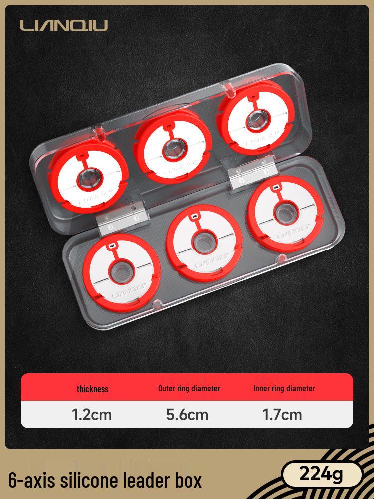 Large Capacity Multifunctional Silicone Fishing Line Box for Big Game Rigging