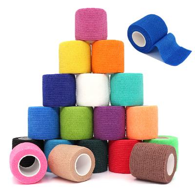 10 Rulo Atletik Sarma Bandı Kendinden Yapışkanlı Elastik Bandaj Spor Koruyucu Diz Parmak Bilek Evcil Hayvan Omuz Dövme Aksesuarları
