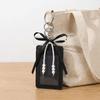 Pearl Short Card Bag PU Leather Bow Card Holder Causal Woman Wallet  Lady