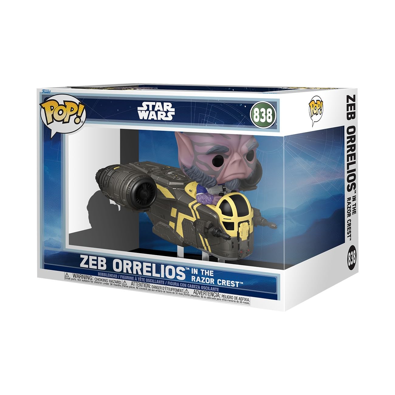 

Rides Deluxe Star Wars Zeb Orrelios Pop! (Razor Crest) синий