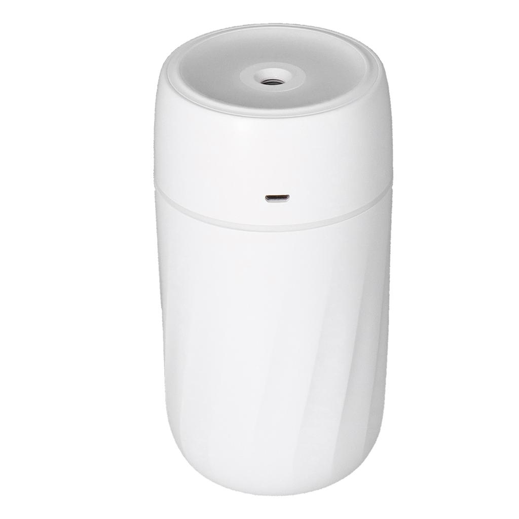 300ml Mini Luftbefeuchter Tragbar Bunte Lichter USB Luftbefeuchter für Zuhause Schlafzimmer Büro AutoWeiß