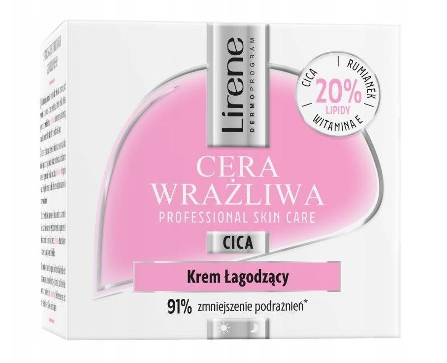 Lirene Soothing Cream for Sensitive Skin, 50 Ml