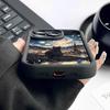 Starry Night Black Cat Moon Wave Silhouette Art  Phone Case for iPhone 17 16 15 14 13 12 11 Series Pro Max Plus