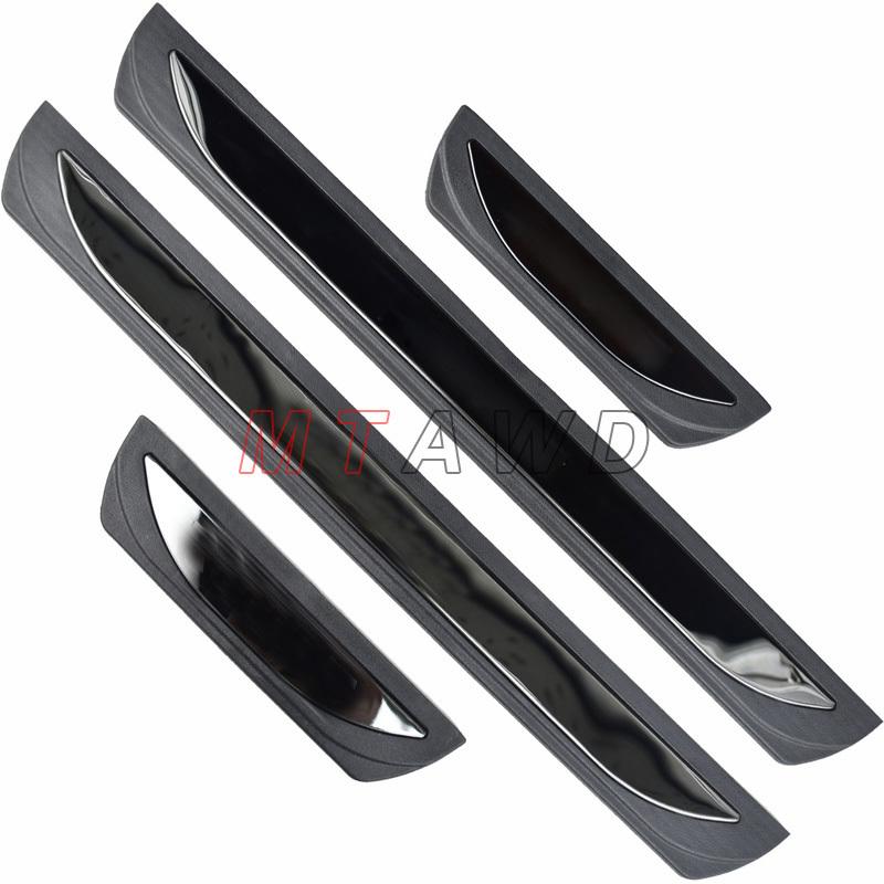 For Nissan Rogue 2014- 2024 2025 Accessory Stainless Car Door Sill Kick Scuff Plate Entry Guard Protector Cover Trim Styling