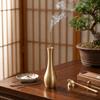Compact Incense Holder 9 Holes Fragrance Incense Stick Plate Incense Burner  Meditation