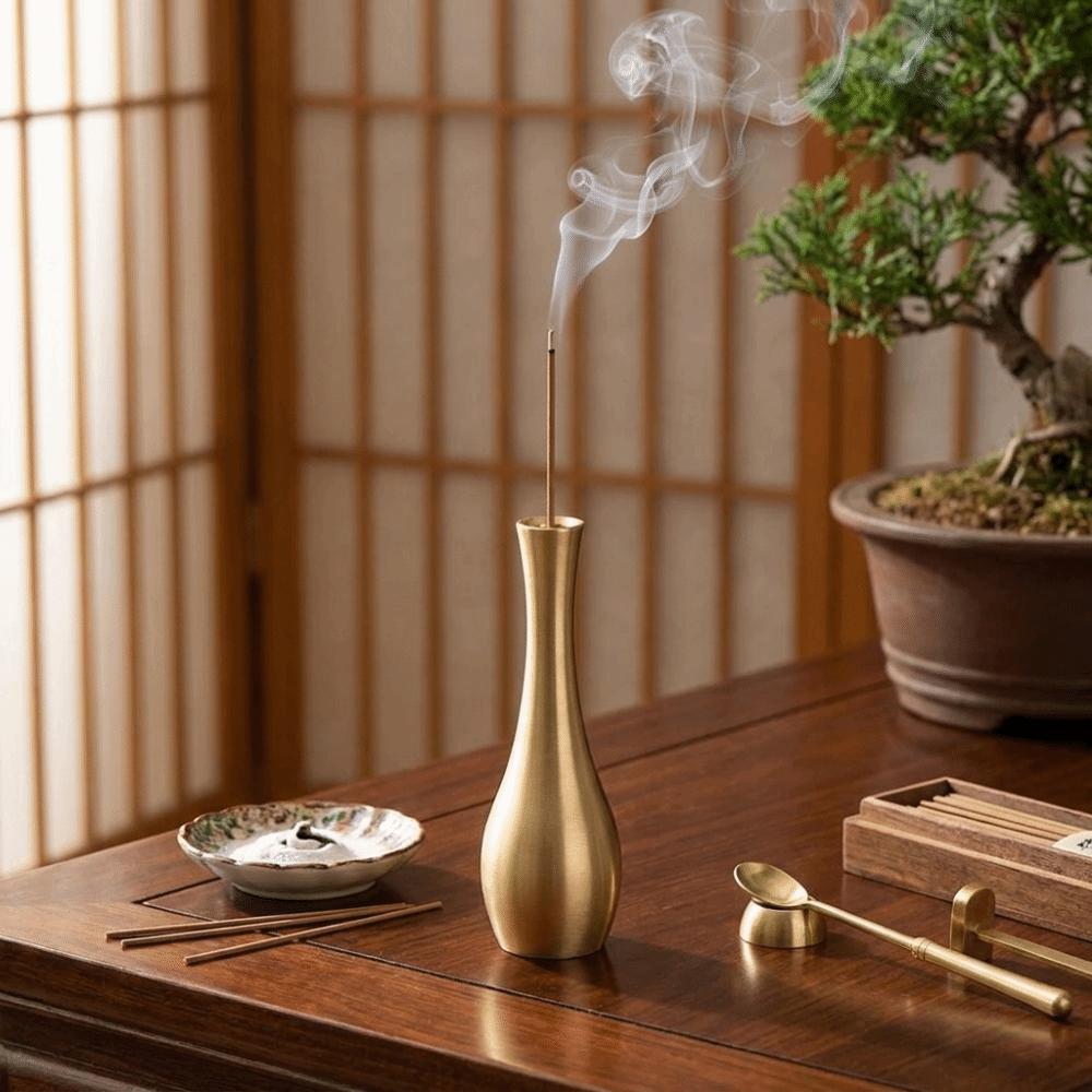 Compact Incense Holder 9 Holes Fragrance Incense Stick Plate Incense Burner  Meditation