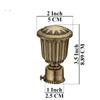 Curain Rod Holder Set With Curtain Knobs | Artistic Curtain Holders |  Curtain Rod End Caps for Home and Offices for Window and Door/ Pack of 4
