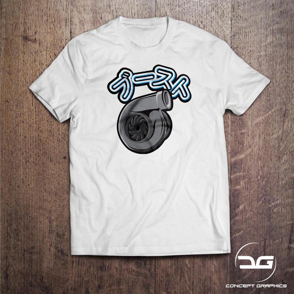 Funny JDM Japanese Kanji Boost Turbo Spool Novelty Drift Car T-Shirt Tee Gift