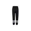 Adidas Originals Logo Print Contrast Stripe Comfort Casual Knit Joggers Men Bottoms Black DH3857