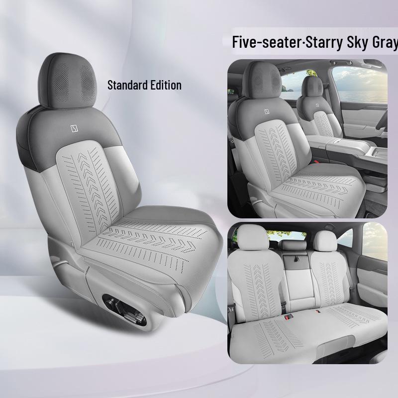 All-Season Suede Seat Cushion for Jike 7X - Universal Semi-Enclosed Five-Seat Cover. Specify Model Year
