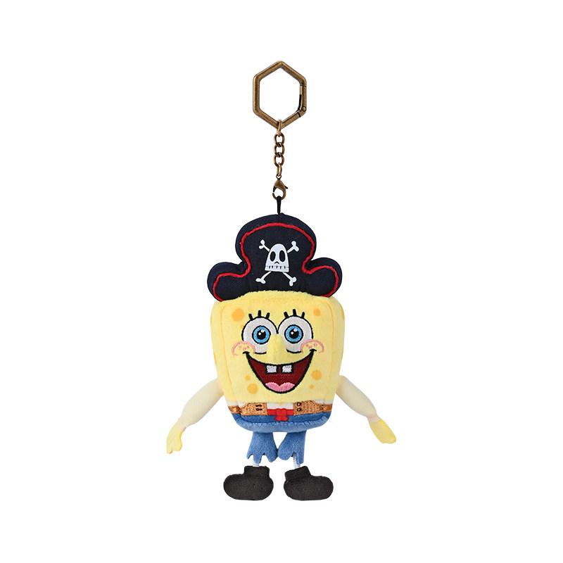 Spongebob Patrick Pirate Mermaid Plush Keychain Stuffed Doll Bag Pendant Toy Gift