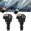 Car Universally Front Windshield Wiper Nozzle Jets Sprayer Set Sprinkler Water Fan Spout Cover Washer Outlet