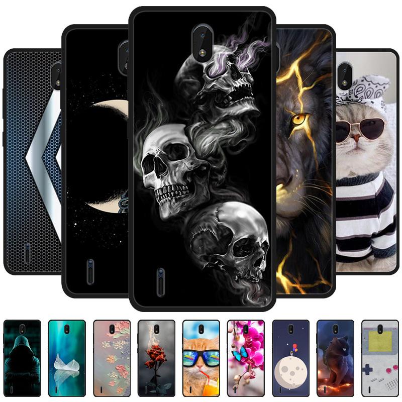 For Nokia C01 Plus Case Soft TPU Silicone Covers For Nokia C01 Plus Popular Animals Painted Phone Cases Back Cover Bumper