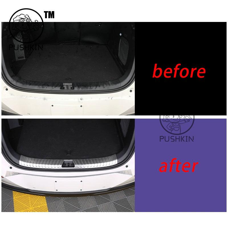 For BYD Sealion 06 EV/DMI 2025 2026 Car Rear Trunk Inner Bumper Plate Guard Stainless steel Anti-Scratch Protector Accessories