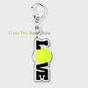 Classic Sports I Love Tennis Keychains for Accessories Bag Hobby Bike Car Keyrings Jewelry Friends Father Boyfriends Gifts