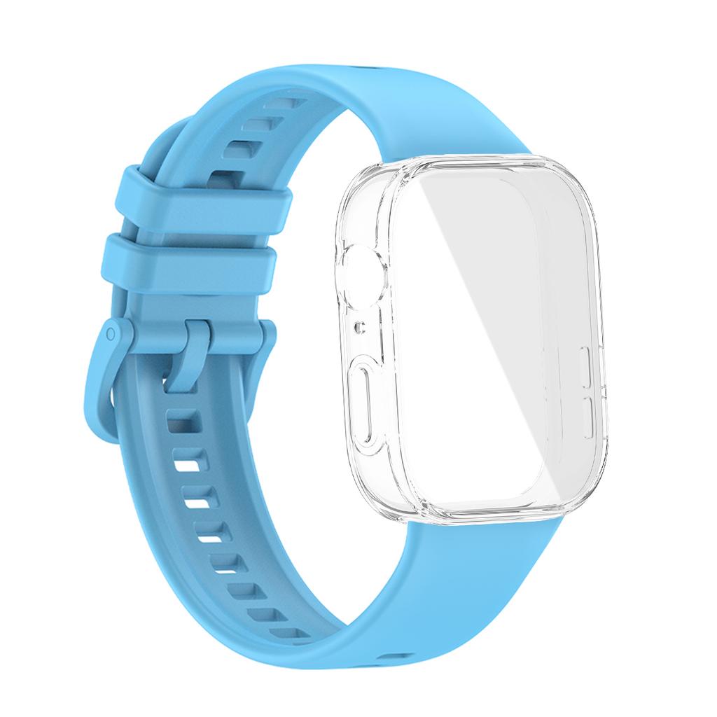 Für Huawei Watch Fit 3 Armband Weiches Silikon Sportuhrband + TPU Weiche Hülle Atmungsaktives Smartwatch Armband Für Huawei Fit3 Correa