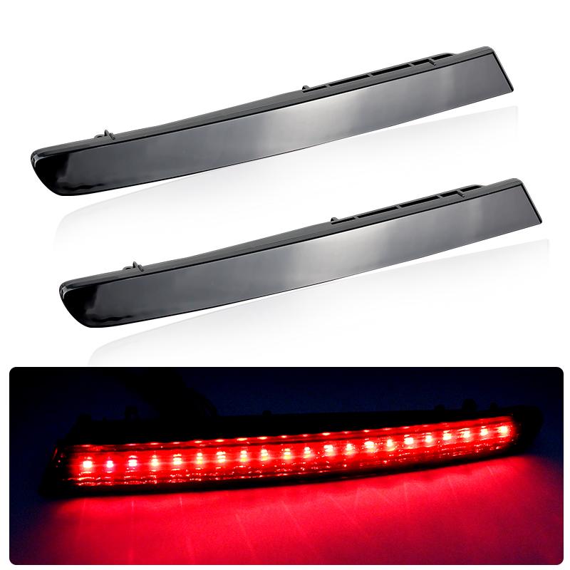 

2pcs LED Rear Bumper Reflector driving Tail Brake Light Auto Accessories BB5Z15A449C For 2011-2015 Ford Explorer