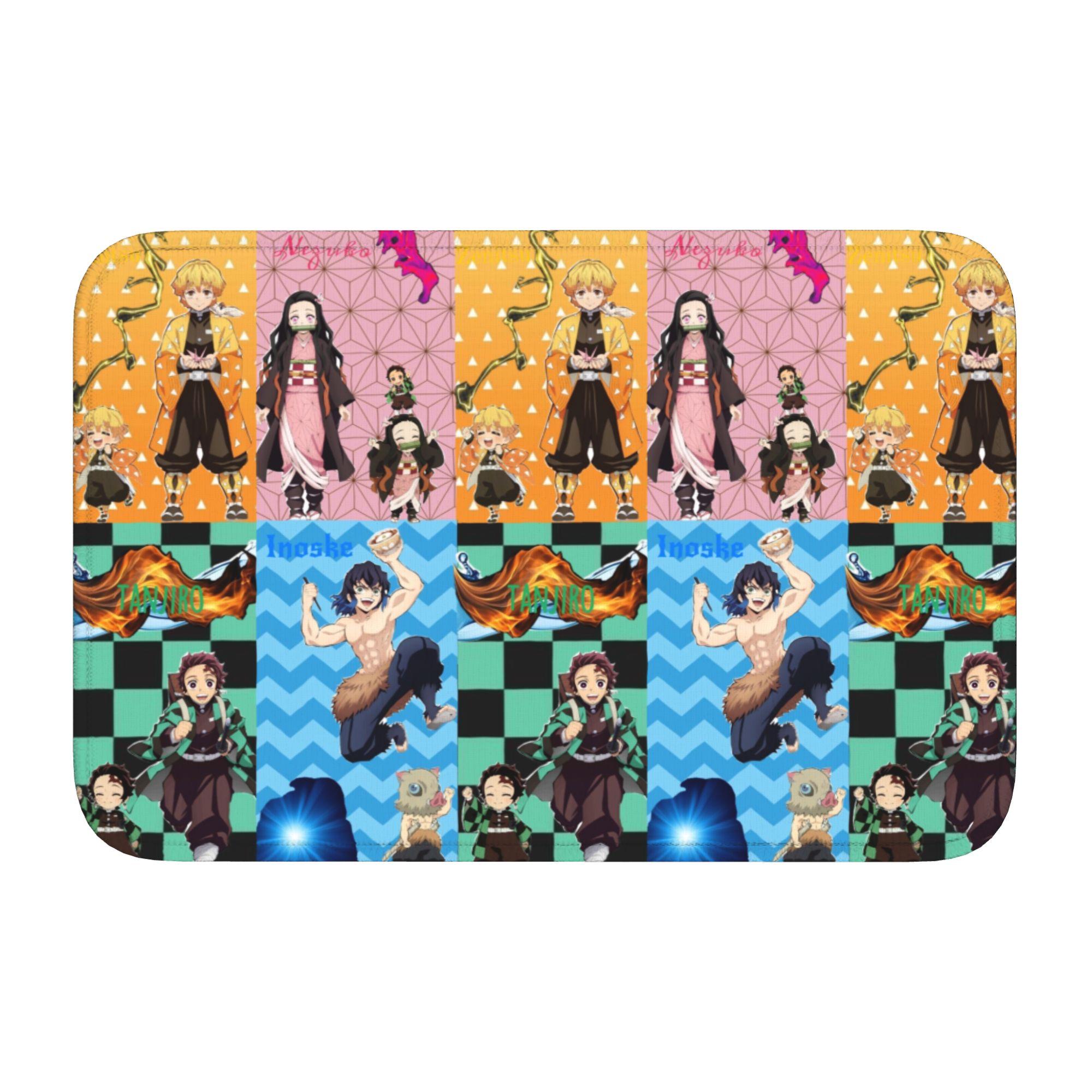 

Demones S-Slayer Floor Door Kitchen Bathroom Mats Anti-Slip Indoor Doormat Garden Living Room Entrance Rug Carpet Footpad 60cm x 90cm