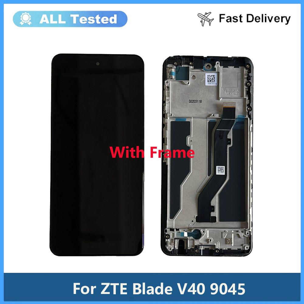 

Полная сборка LCD-экрана и дигитайзера Для С рамкой ZTE Blade V40 9045