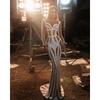 New Women's Gold-Dipped Sexy Mermaid Hip-Hugging Evening Party Gown Formal Dinner Dress for Crossborder