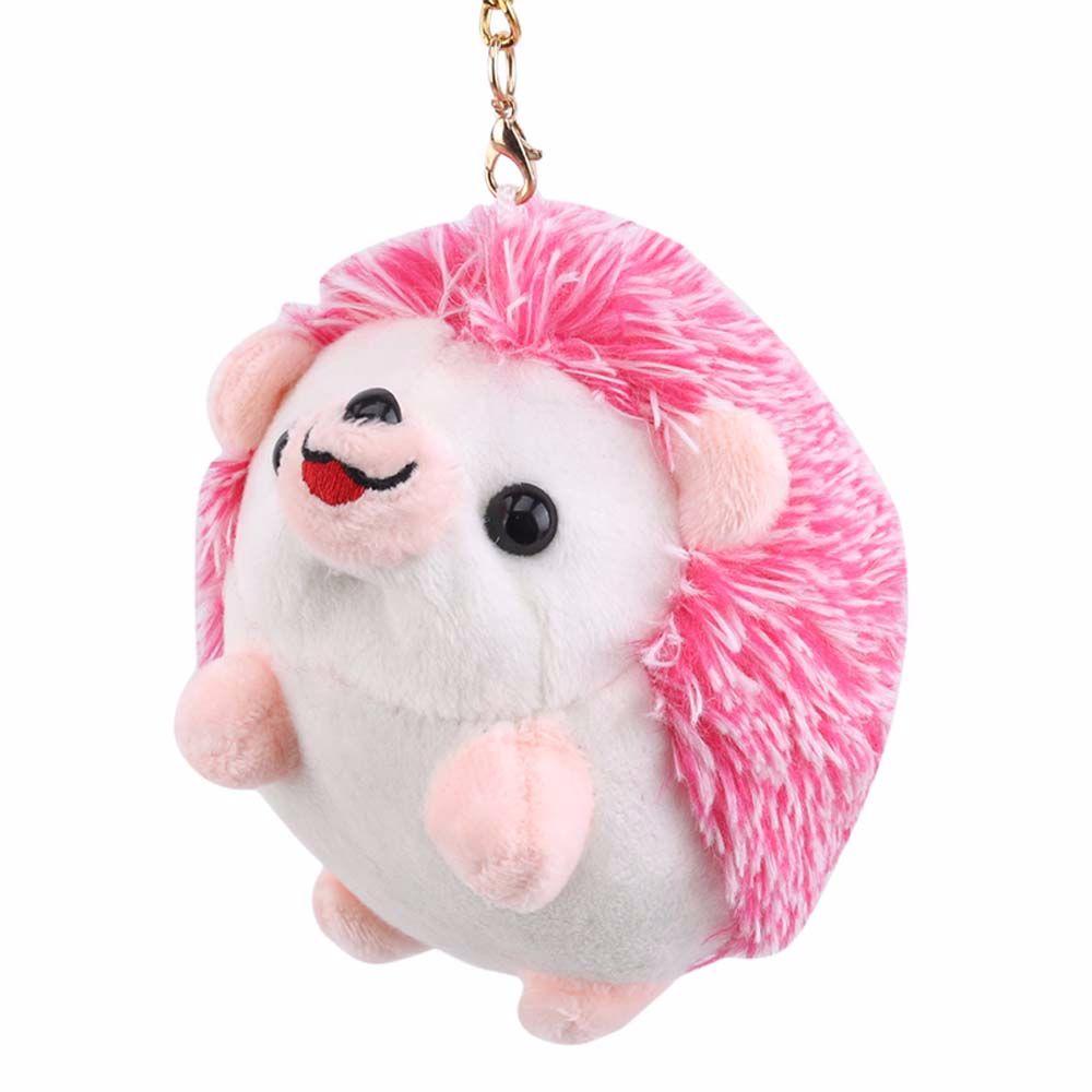 Anime Hedgehog Animal Ornament Key Ring Plush Dolls Plush Keychain Stuffed Toys Animal Plush Toy
