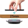 20mm bezdrátová nabíječka na dlouhé vzdálenosti, neviditelná mramorová pracovní deska, nábytek, stůl, skrytá adsorpce pro iPhone XR 11Pro Samsung S10 9