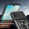 Shockproof Armor Hard Case for Samsung X Cover 7 Pro Xcover7 Slide Camera Kickstand Ring Holder Plastic Case for Galaxy A07 4G