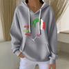 Women's Fashion Casual Christmas Angel Print Pullover Long-Sleeve Sweatshirt